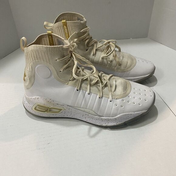 Under Armour Curry 4 Finals More Rings 2017 White Gold 1298306-102 Mens Size 12 main image 12
